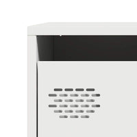 Thumbnail for Highboard Weiß 39x35x103,5 cm Stahl
