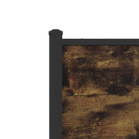 Thumbnail for Metallbett ohne Matratze Räuchereiche 100x200 cm