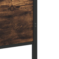 Thumbnail for Metallbett ohne Matratze Räuchereiche 107x203 cm