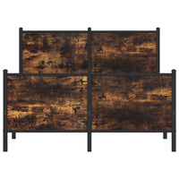 Thumbnail for Metallbett ohne Matratze Räuchereiche 120x200 cm