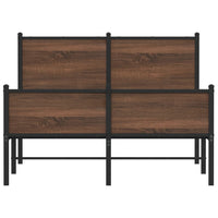 Thumbnail for Bettgestell mit Kopf- und Fußteil Metall 120x190 cm