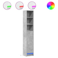 Thumbnail for LED-Sideboard Betongrau 36x32,5x200 cm Holzwerkstoff