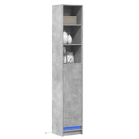 Thumbnail for LED-Sideboard Betongrau 36x32,5x200 cm Holzwerkstoff