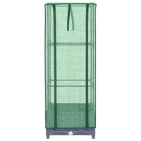 Thumbnail for Hochbeet mit Gewächshaus-Aufsatz Rattan-Optik 40x40x123 cm