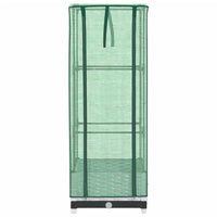 Thumbnail for Hochbeet mit Gewächshaus-Aufsatz Rattan-Optik 40x40x123 cm