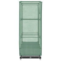 Thumbnail for Hochbeet mit Gewächshaus-Aufsatz Rattan-Optik 80x40x123 cm