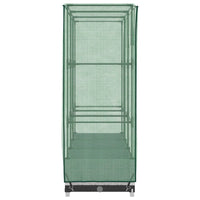 Thumbnail for Hochbeet mit Gewächshaus-Aufsatz Rattan-Optik 120x40x123 cm