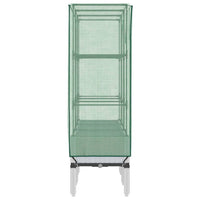 Thumbnail for Hochbeet mit Gewächshaus-Aufsatz Rattan-Optik 120x40x140 cm