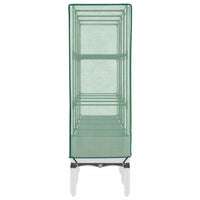 Thumbnail for Hochbeet mit Gewächshaus-Aufsatz Rattan-Optik 160x40x140 cm