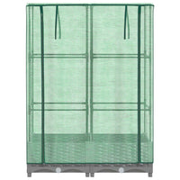 Thumbnail for Hochbeet mit Gewächshaus-Aufsatz Rattan-Optik 80x40x123 cm