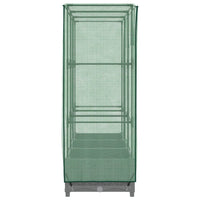Thumbnail for Hochbeet mit Gewächshaus-Aufsatz Rattan-Optik 120x40x123 cm