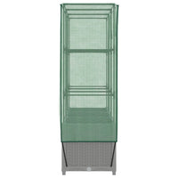 Thumbnail for Hochbeet mit Gewächshaus-Aufsatz Rattan-Optik 120x40x138 cm