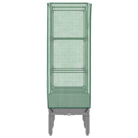 Thumbnail for Hochbeet mit Gewächshaus-Aufsatz Rattan-Optik 80x40x140 cm