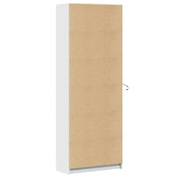 Thumbnail for Highboard mit LED-Beleuchtung Weiß 74x32,5x200 cm Holzwerkstoff