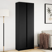 Thumbnail for Highboard mit LED-Beleuchtung Schwarz 74x32,5x200 cm