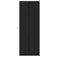 Thumbnail for Highboard mit LED-Beleuchtung Schwarz 74x32,5x200 cm