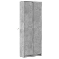 Thumbnail for Highboard mit LED-Beleuchtung Grau 74x32,5x200 cm Holzwerkstoff