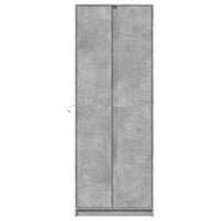 Thumbnail for Highboard mit LED-Beleuchtung Grau 74x32,5x200 cm Holzwerkstoff