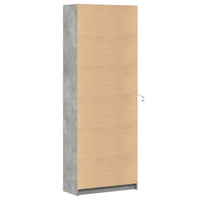 Thumbnail for Highboard mit LED-Beleuchtung Grau 74x32,5x200 cm Holzwerkstoff