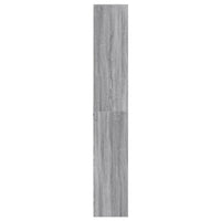 Thumbnail for Highboard mit LED-Beleuchtung Grau Sonoma 74x32,5x200 cm