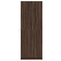 Thumbnail for Highboard mit LED-Beleuchtung Braun Eichen-Optik 74x32,5x200 cm