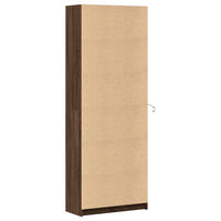 Thumbnail for Highboard mit LED-Beleuchtung Braun Eichen-Optik 74x32,5x200 cm