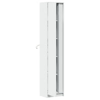 Thumbnail for Highboard mit LED-Beleuchtung Weiß 41,5x32,5x200 cm