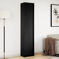 Thumbnail for Highboard mit LED-Beleuchtung Schwarz 41,5x32,5x200 cm