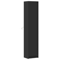 Thumbnail for Highboard mit LED-Beleuchtung Schwarz 41,5x32,5x200 cm