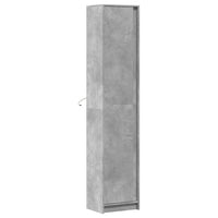 Thumbnail for Highboard mit LED-Beleuchtung Grau 41,5x32,5x200 cm