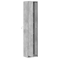 Thumbnail for Highboard mit LED-Beleuchtung Grau 41,5x32,5x200 cm