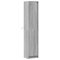 Thumbnail for Highboard mit LED-Beleuchtung Grau Sonoma 41,5x32,5x200 cm