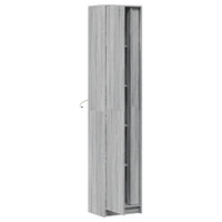Thumbnail for Highboard mit LED-Beleuchtung Grau Sonoma 41,5x32,5x200 cm