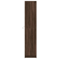 Thumbnail for Highboard mit LED-Beleuchtung Braun Eiche-Optik 41,5x32,5x200cm