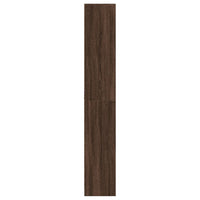 Thumbnail for Highboard mit LED-Beleuchtung Braun Eiche-Optik 41,5x32,5x200cm