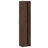 Thumbnail for Highboard mit LED-Beleuchtung Braun Eiche-Optik 41,5x32,5x200cm
