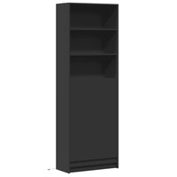 Thumbnail for Highboard mit LED-Beleuchtung Schwarz 69x32,5x200 cm