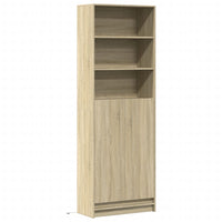 Thumbnail for Highboard mit LED-Beleuchtung Sonoma-Eiche 69x32,5x200 cm