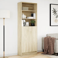 Thumbnail for Highboard mit LED-Beleuchtung Sonoma-Eiche 69x32,5x200 cm