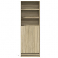 Thumbnail for Highboard mit LED-Beleuchtung Sonoma-Eiche 69x32,5x200 cm