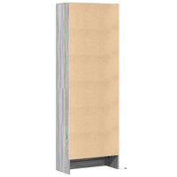 Thumbnail for Highboard mit LED-Beleuchtung Grau Sonoma 69x32,5x200 cm