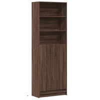 Thumbnail for Highboard mit LED-Beleuchtung Braun Eichen-Optik 69x32,5x200 cm