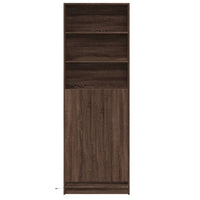 Thumbnail for Highboard mit LED-Beleuchtung Braun Eichen-Optik 69x32,5x200 cm