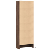 Thumbnail for Highboard mit LED-Beleuchtung Braun Eichen-Optik 69x32,5x200 cm