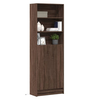 Thumbnail for Highboard mit LED-Beleuchtung Braun Eichen-Optik 69x32,5x200 cm