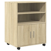 Thumbnail for Rollschrank Sonoma-Eiche 60x48x81 cm Holzwerkstoff