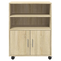 Thumbnail for Rollschrank Sonoma-Eiche 60x48x81 cm Holzwerkstoff