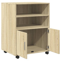 Thumbnail for Rollschrank Sonoma-Eiche 60x48x81 cm Holzwerkstoff