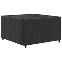 Thumbnail for 6-tlg. Garten-Lounge-Set mit Kissen Schwarz Poly Rattan