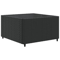 Thumbnail for 7-tlg. Garten-Lounge-Set mit Kissen Schwarz Poly Rattan